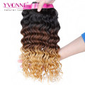 Peruanische tiefe Welle Ombre Hair Extension